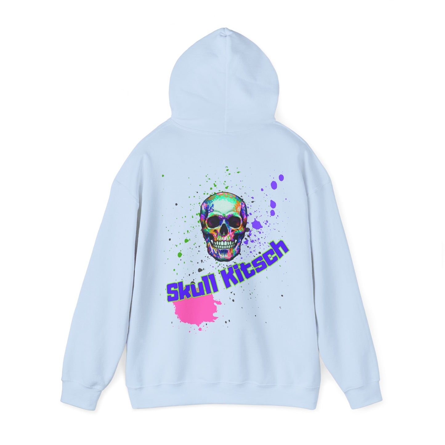 Sudadera con capucha unisex Skull Kitsch Standard - VibesStreet