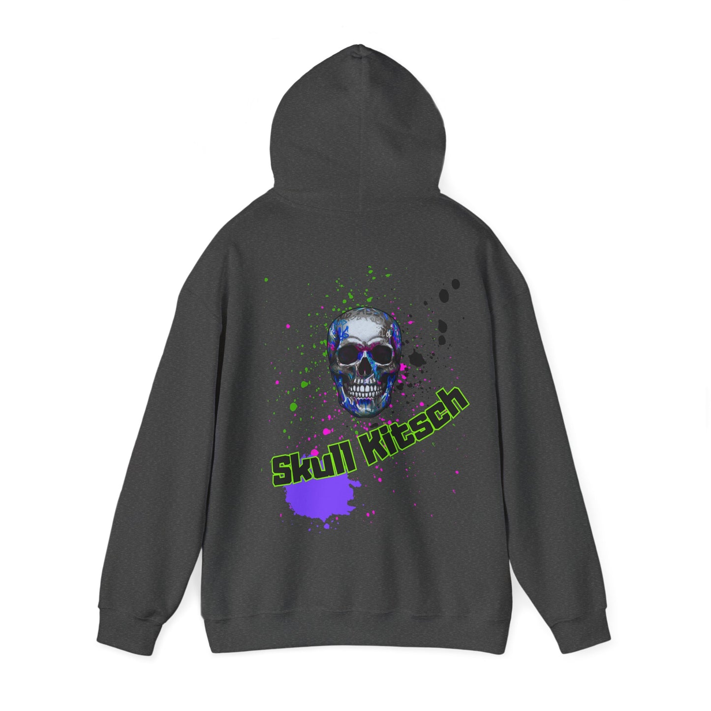 Sudadera con capucha unisex Skull Kitsch Dark-VibesStreet
