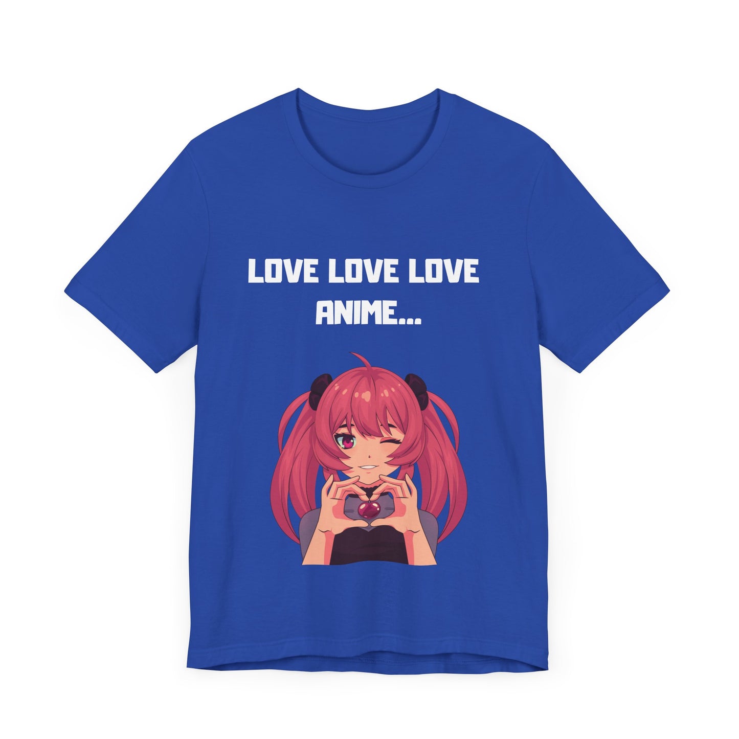 Camiseta unisex I Love Love Love Anime...- DragonStreet