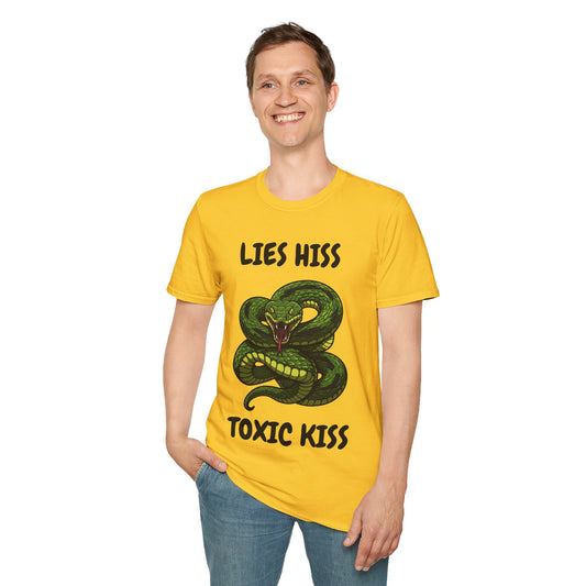 Camiseta unisex Lies Hiss Toxix Kiss