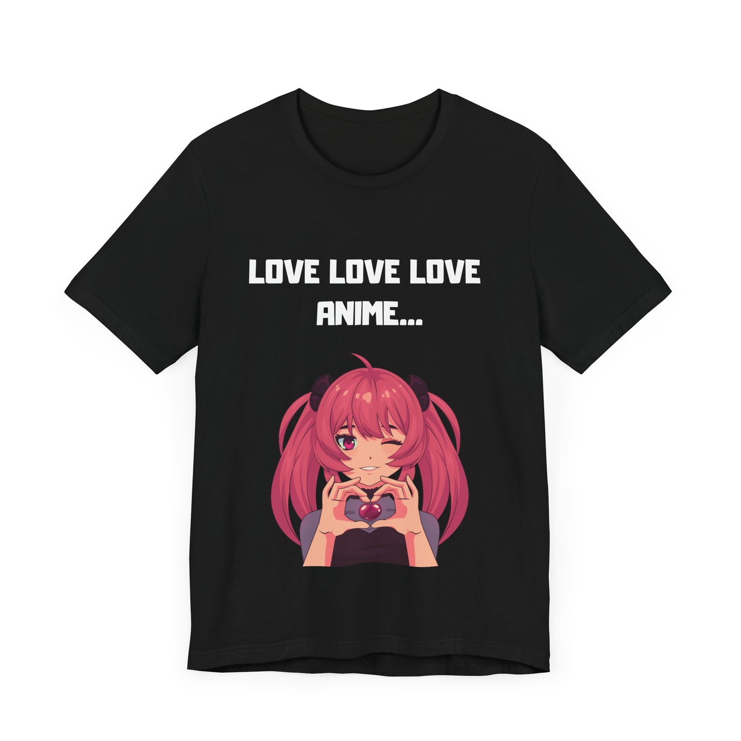 Camiseta unisex I Love Love Love Anime...- DragonStreet