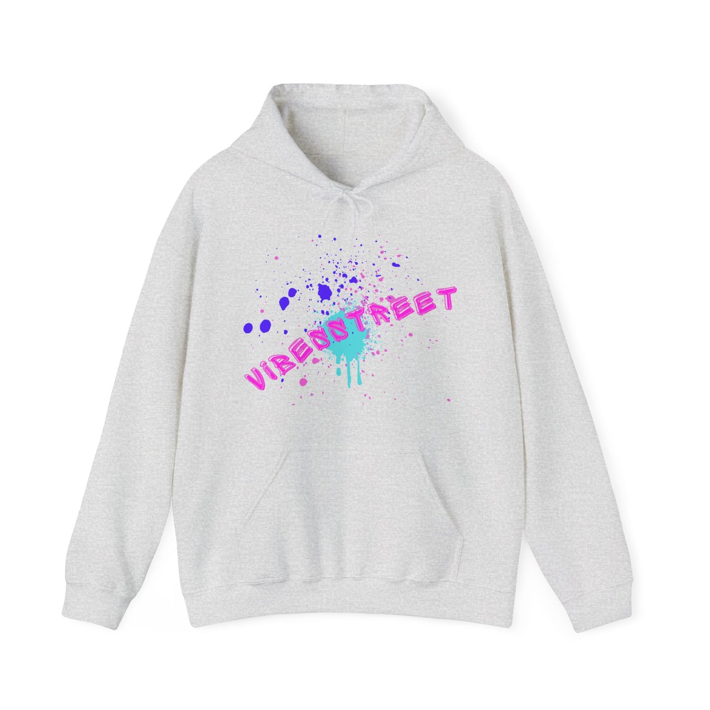 Sudadera con capucha unisex VibesStreet Spray Rosa-VibesStreet