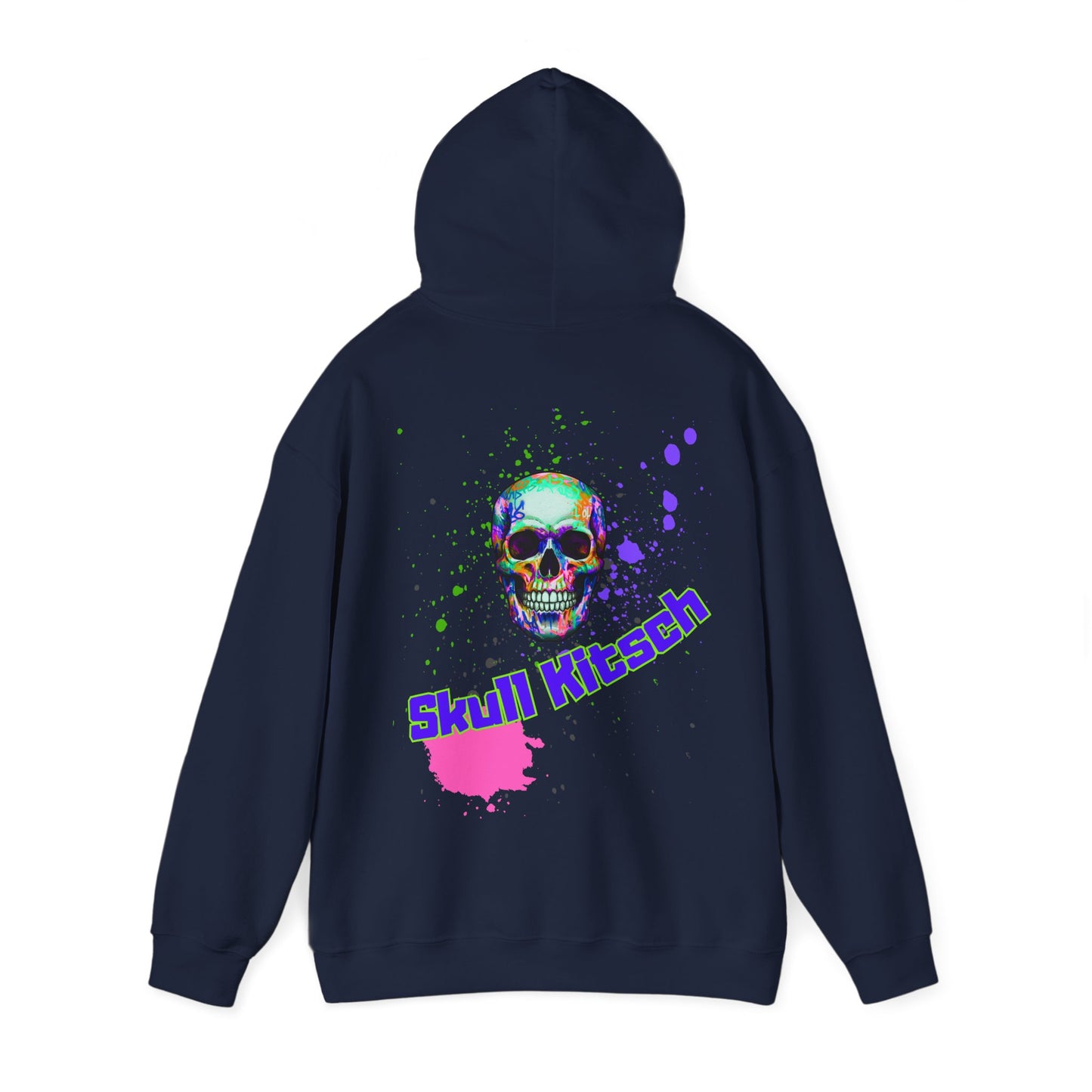 Sudadera con capucha unisex Skull Kitsch Standard - VibesStreet