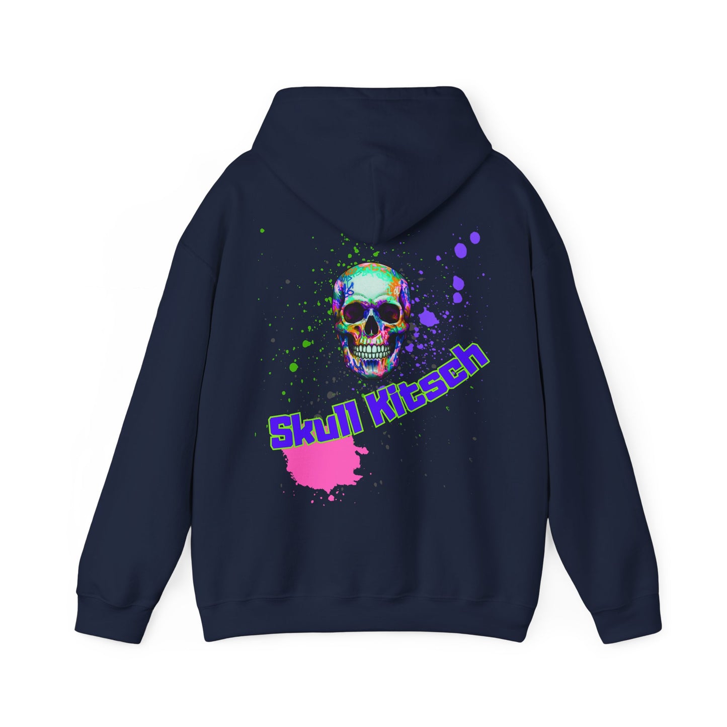 Sudadera con capucha unisex Skull Kitsch Standard - VibesStreet