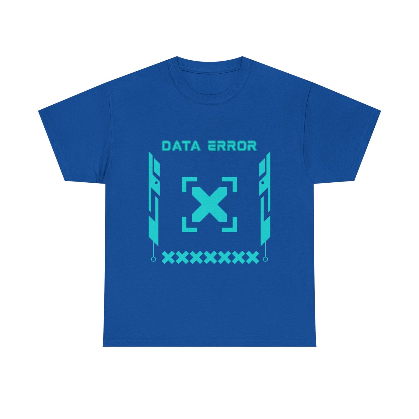 T-shirt Unisex Data Error Techwear Blue-TechSouls