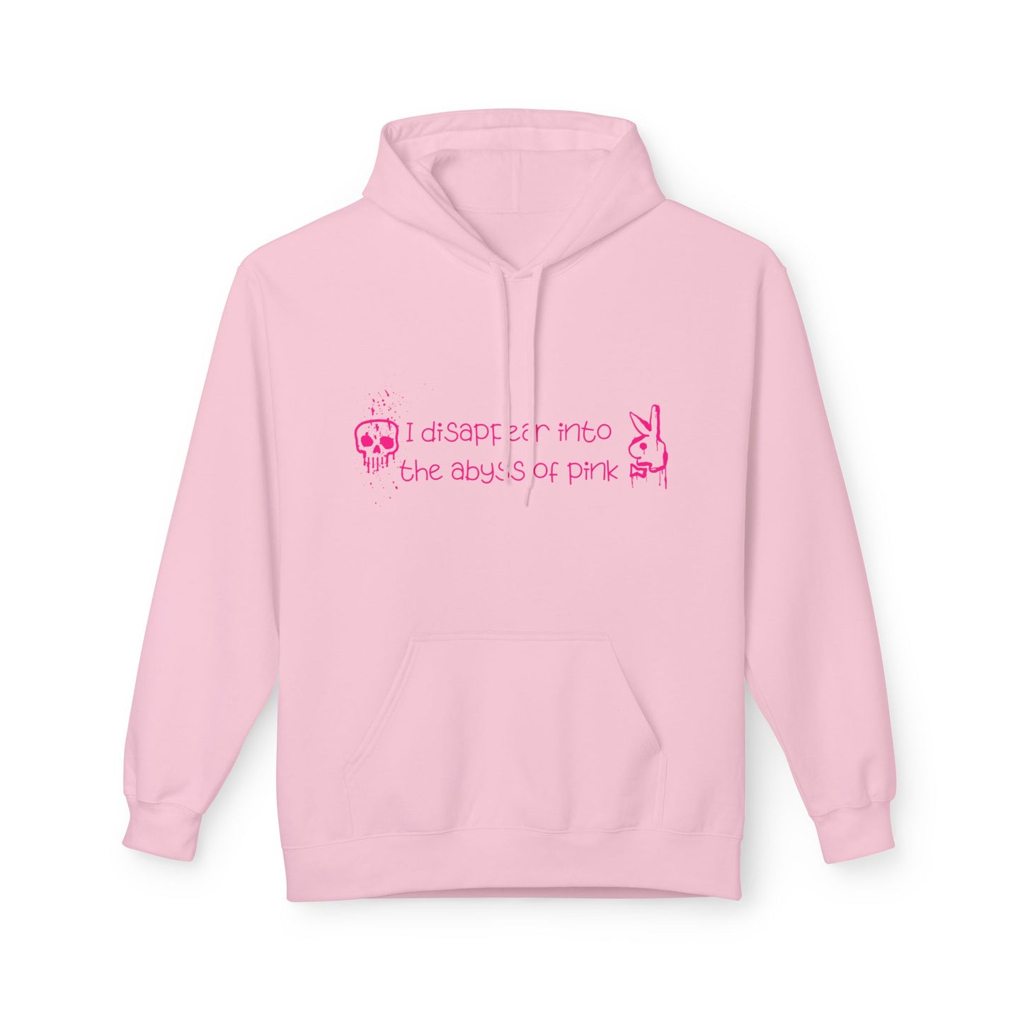 Bluza Hoodie Unisex I disappear into the abyss of pink