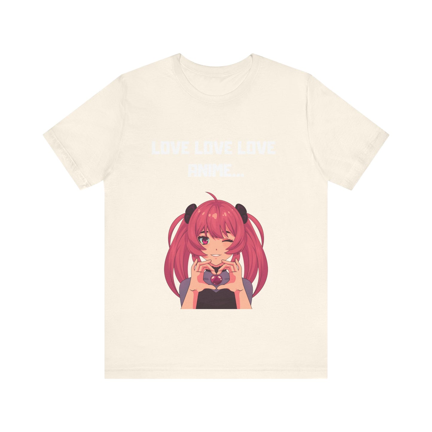 Camiseta unisex I Love Love Love Anime...- DragonStreet