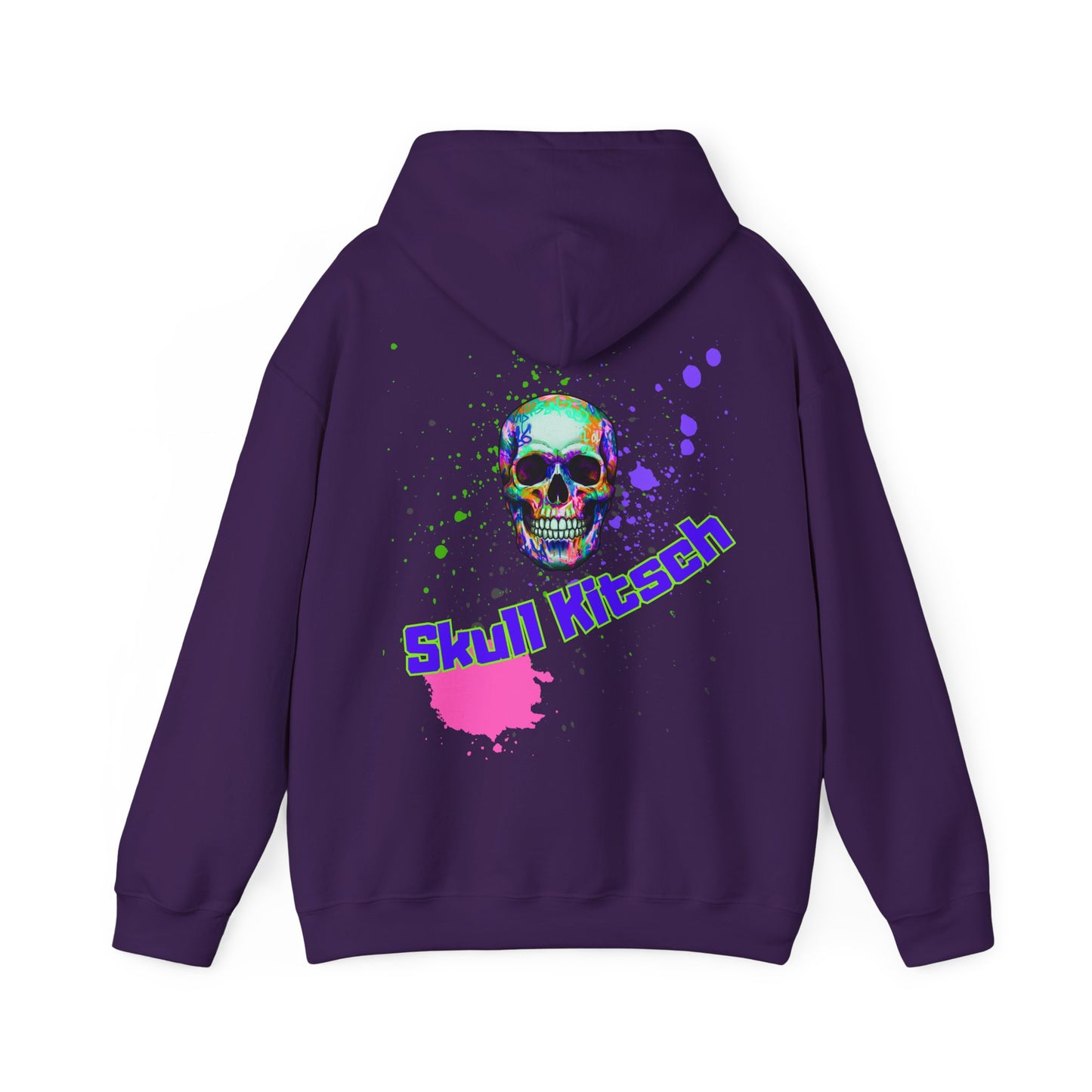 Sudadera con capucha unisex Skull Kitsch Standard - VibesStreet