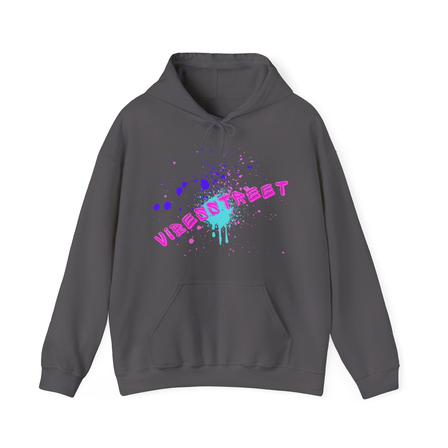 Sudadera con capucha unisex VibesStreet Spray Rosa-VibesStreet