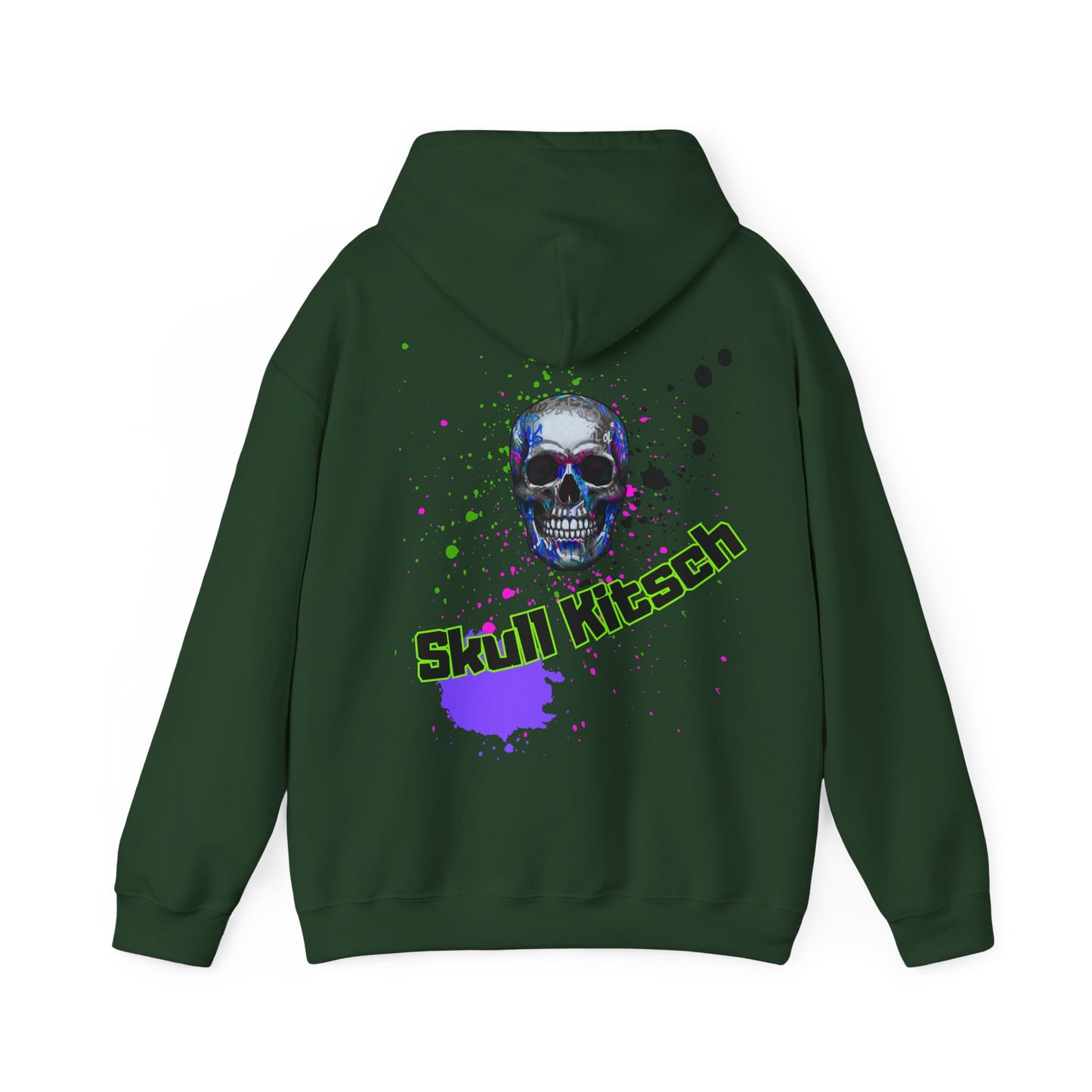 Sudadera con capucha unisex Skull Kitsch Dark-VibesStreet