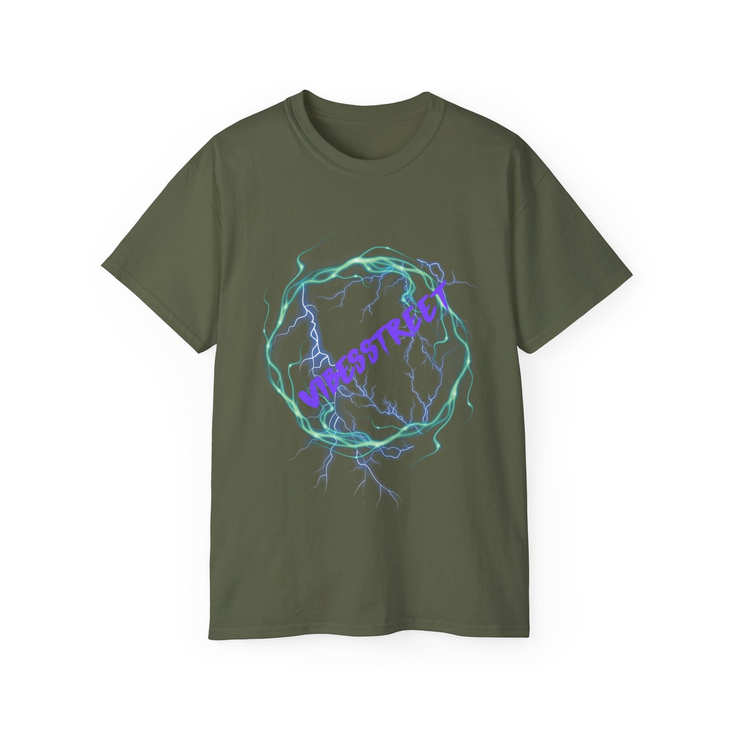 Camiseta Unisex VibesStreet Bolt Circle Editon-VibesStreet