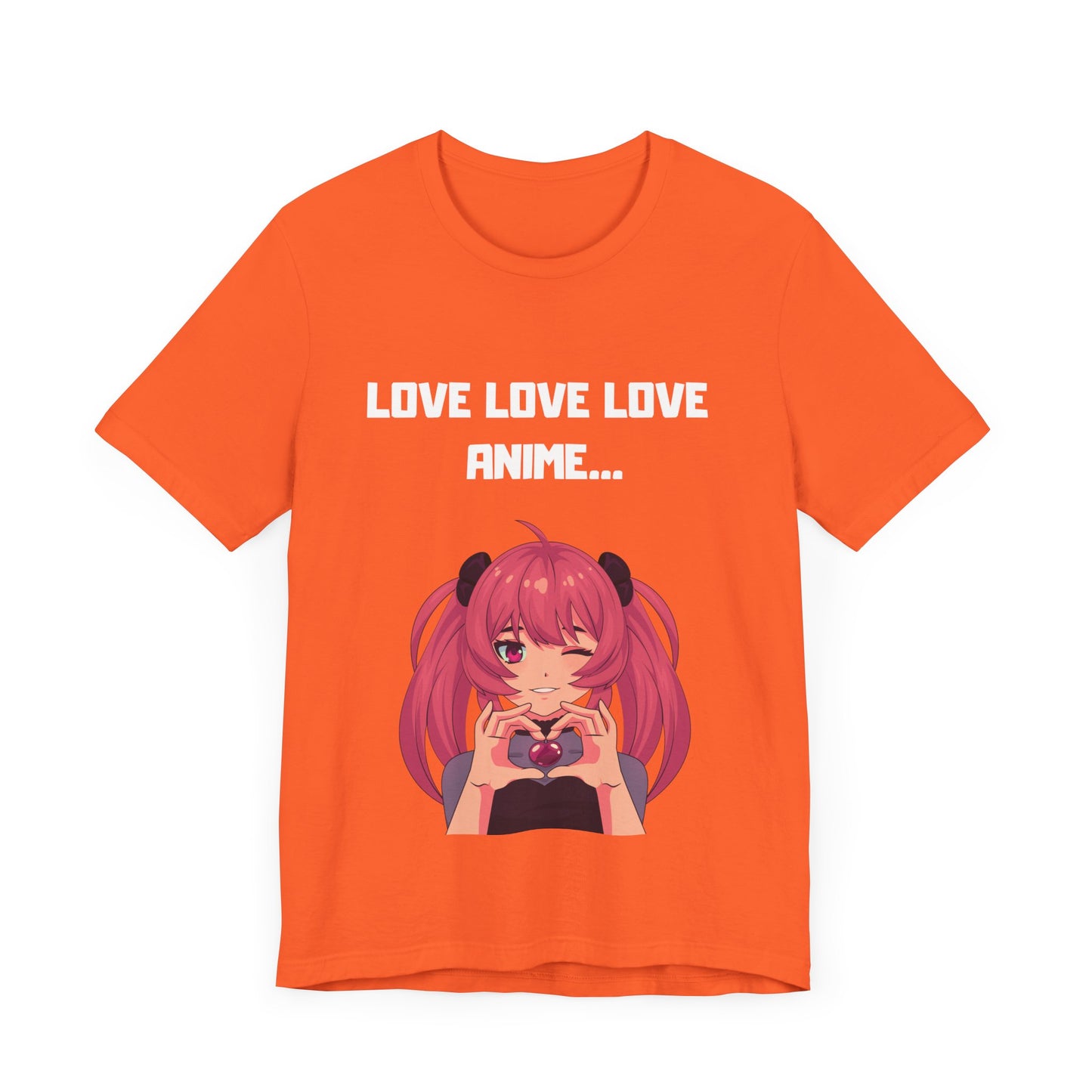 Camiseta unisex I Love Love Love Anime...- DragonStreet