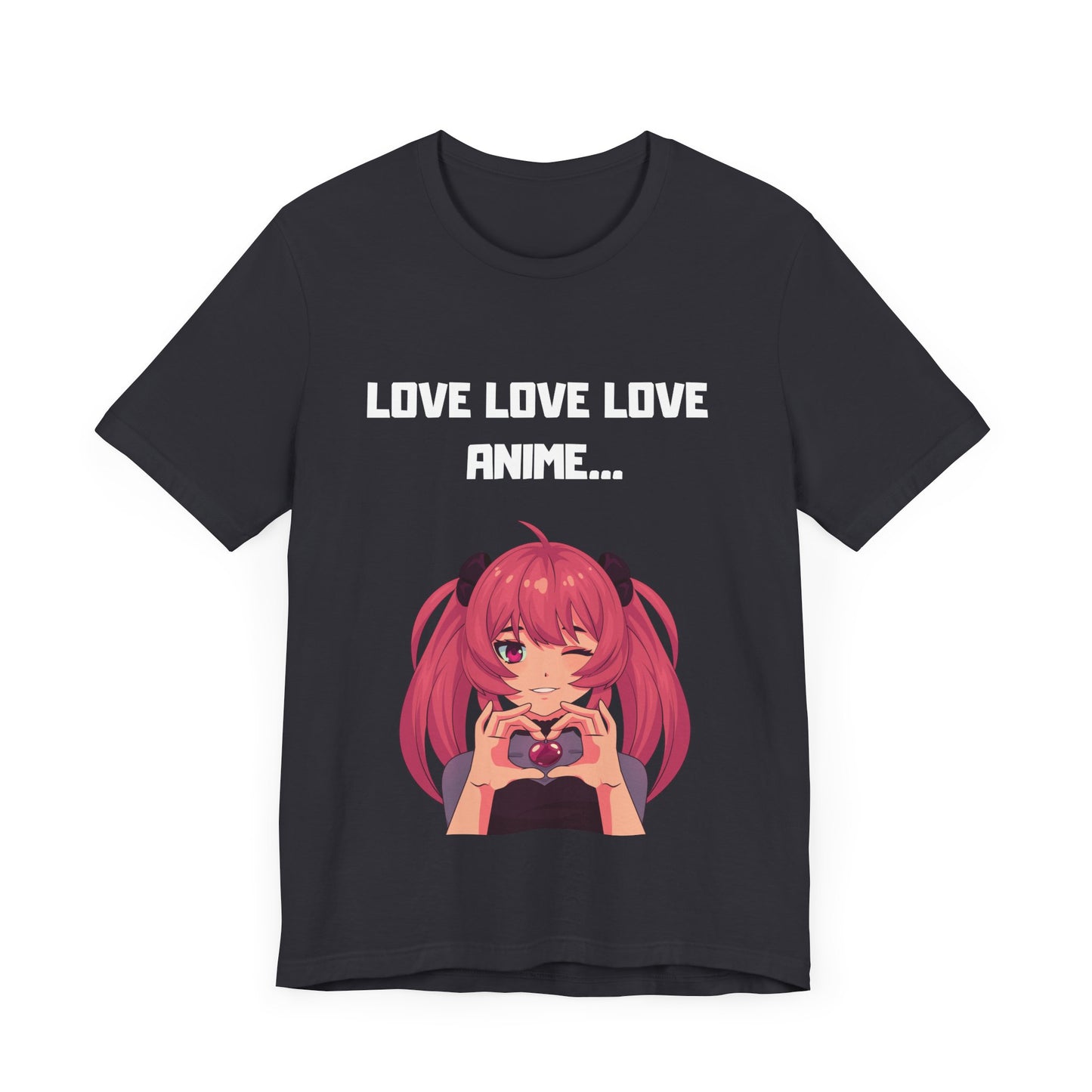 Camiseta unisex I Love Love Love Anime...- DragonStreet