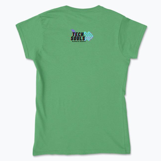 Camiseta Mujer - Cyber ​​Cat