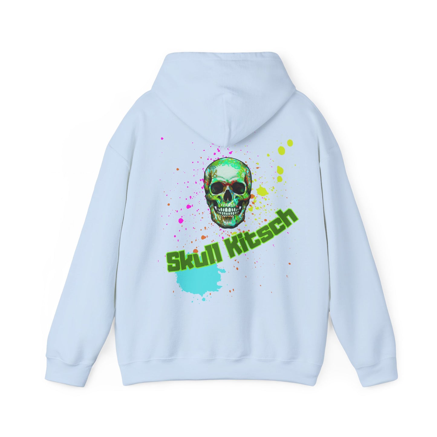 Sudadera con capucha unisex Skull Kitsch Summer Punk - VibesStreet