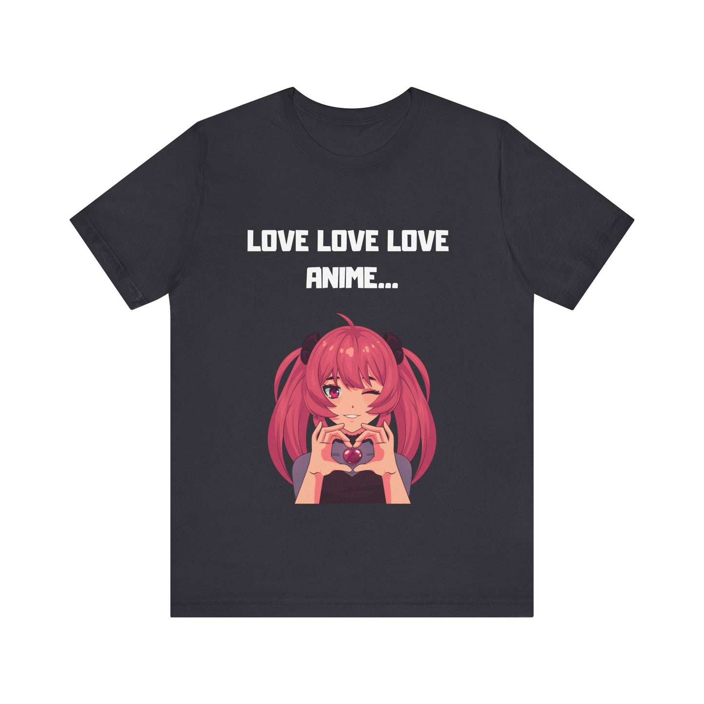 Camiseta unisex I Love Love Love Anime...- DragonStreet