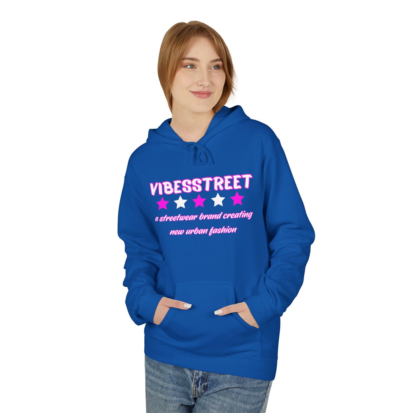 Bluza Unisex Hoodie Ultra Pink VibesStreet Brand-VibesStreet