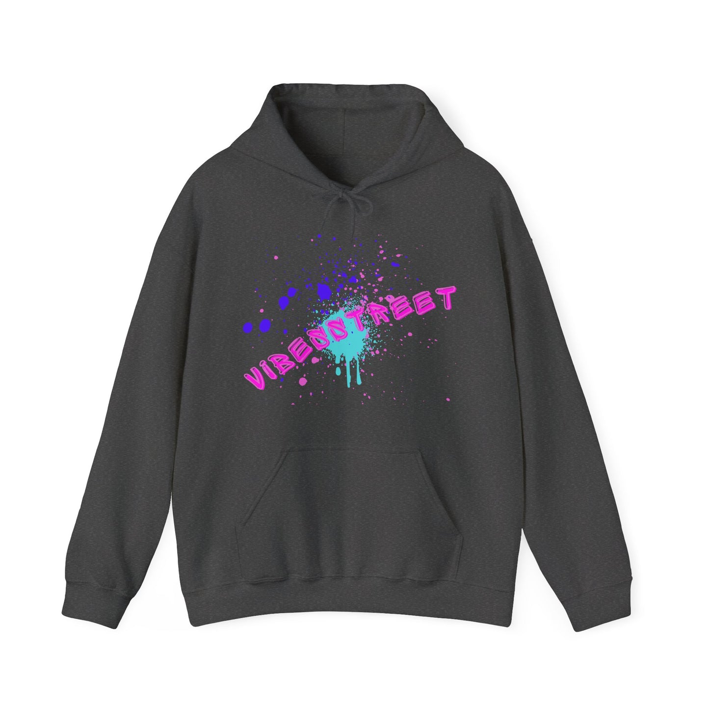 Sudadera con capucha unisex VibesStreet Spray Rosa-VibesStreet