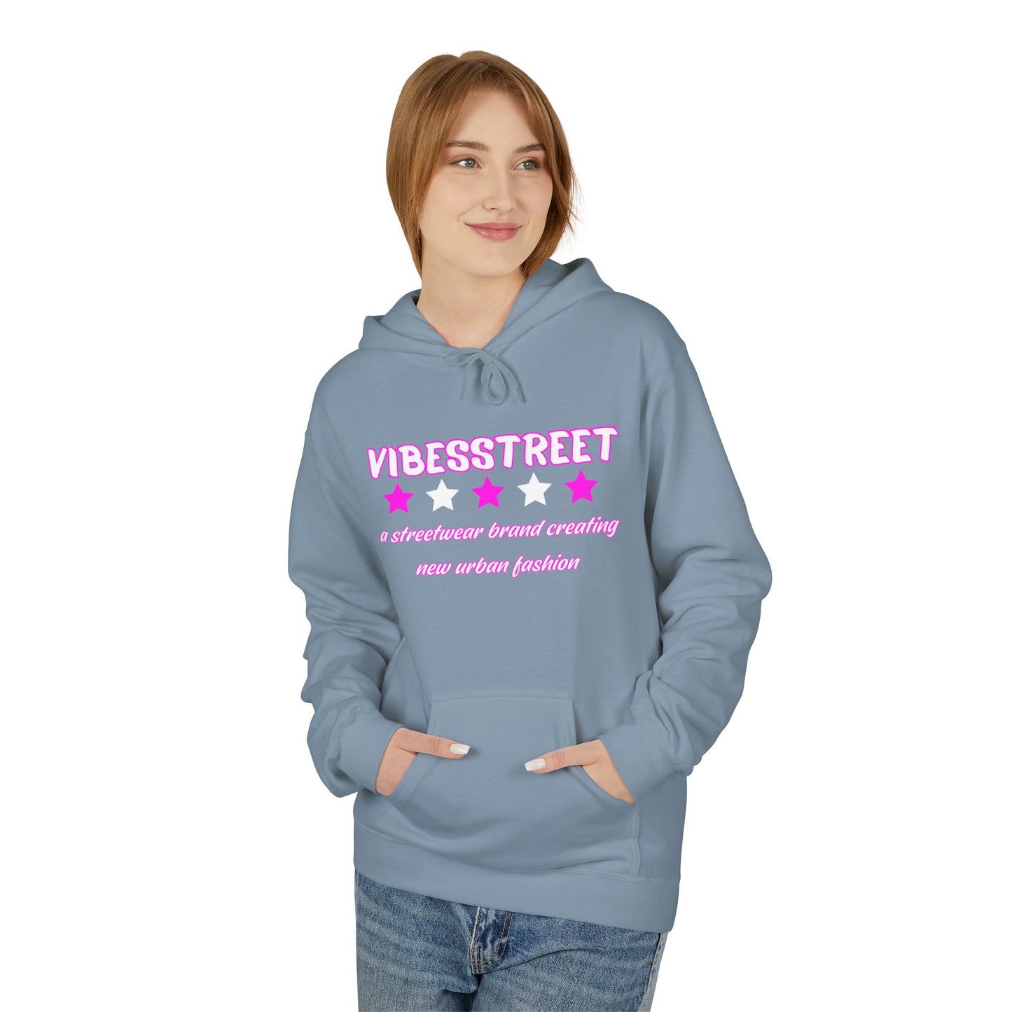Bluza Unisex Hoodie Ultra Pink VibesStreet Brand-VibesStreet