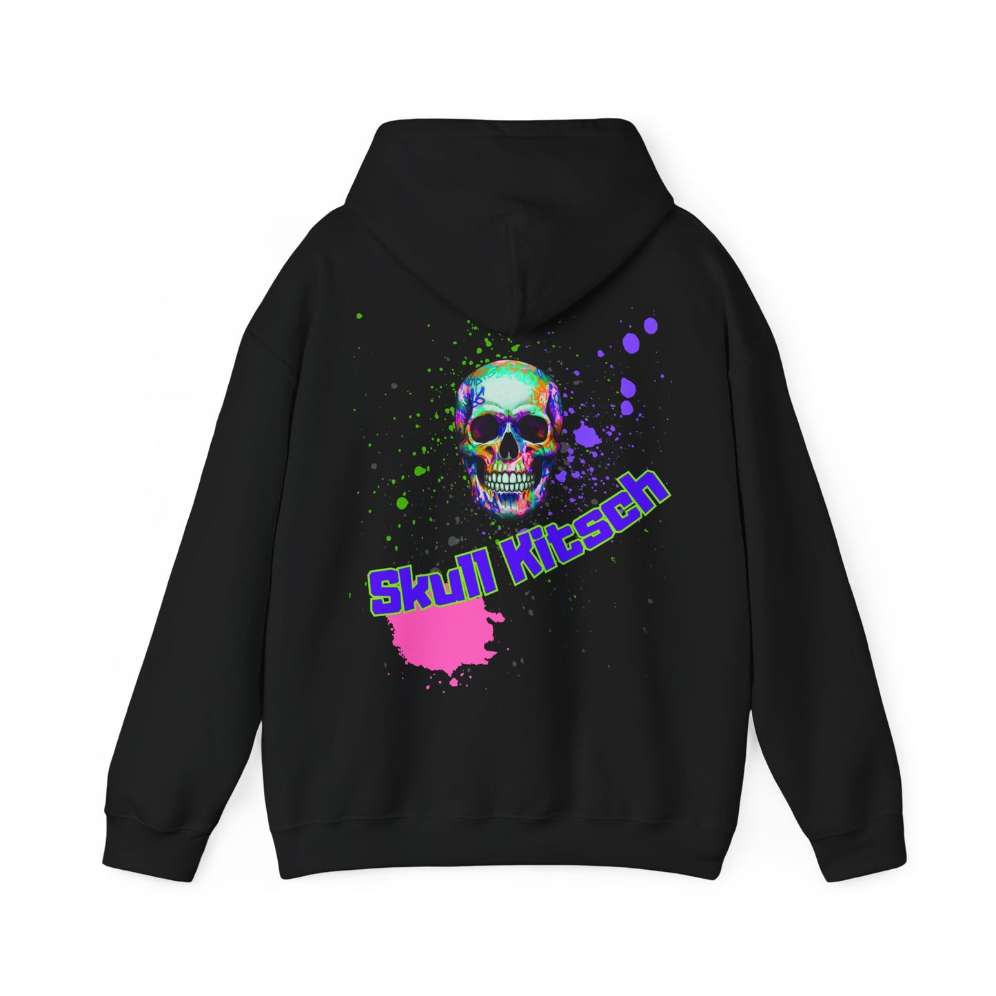 Sudadera con capucha unisex Skull Kitsch Standard - VibesStreet