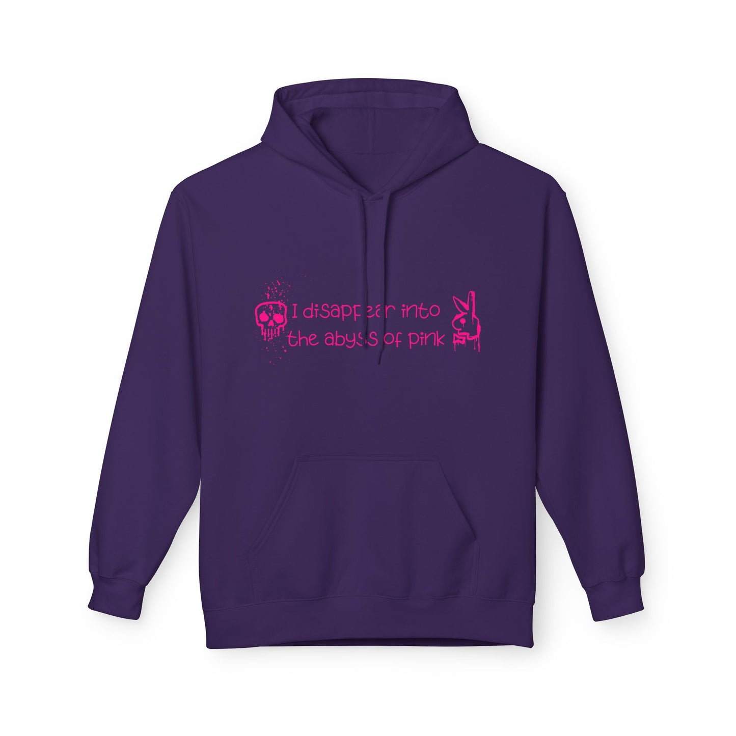 Bluza Hoodie Unisex I disappear into the abyss of pink