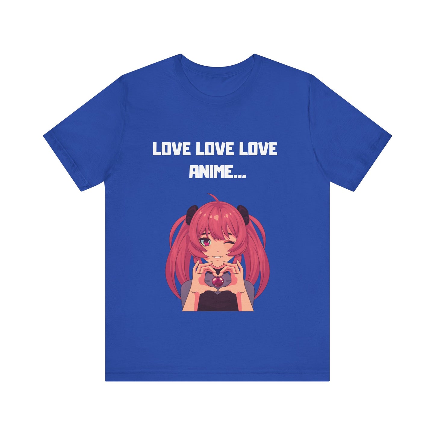 Camiseta unisex I Love Love Love Anime...- DragonStreet