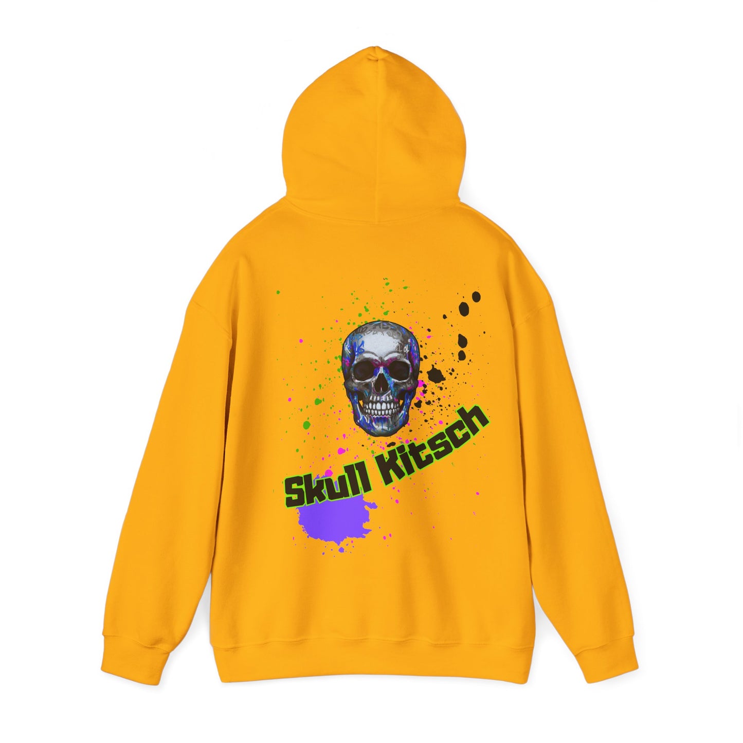 Sudadera con capucha unisex Skull Kitsch Dark-VibesStreet