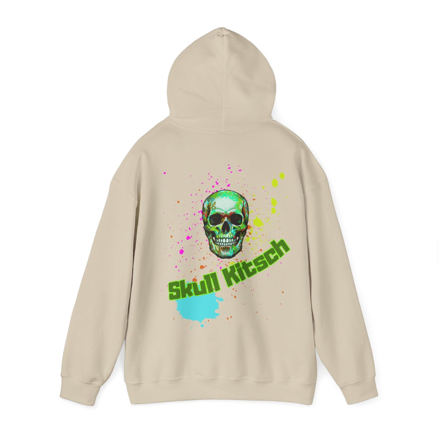 Sudadera con capucha unisex Skull Kitsch Summer Punk - VibesStreet