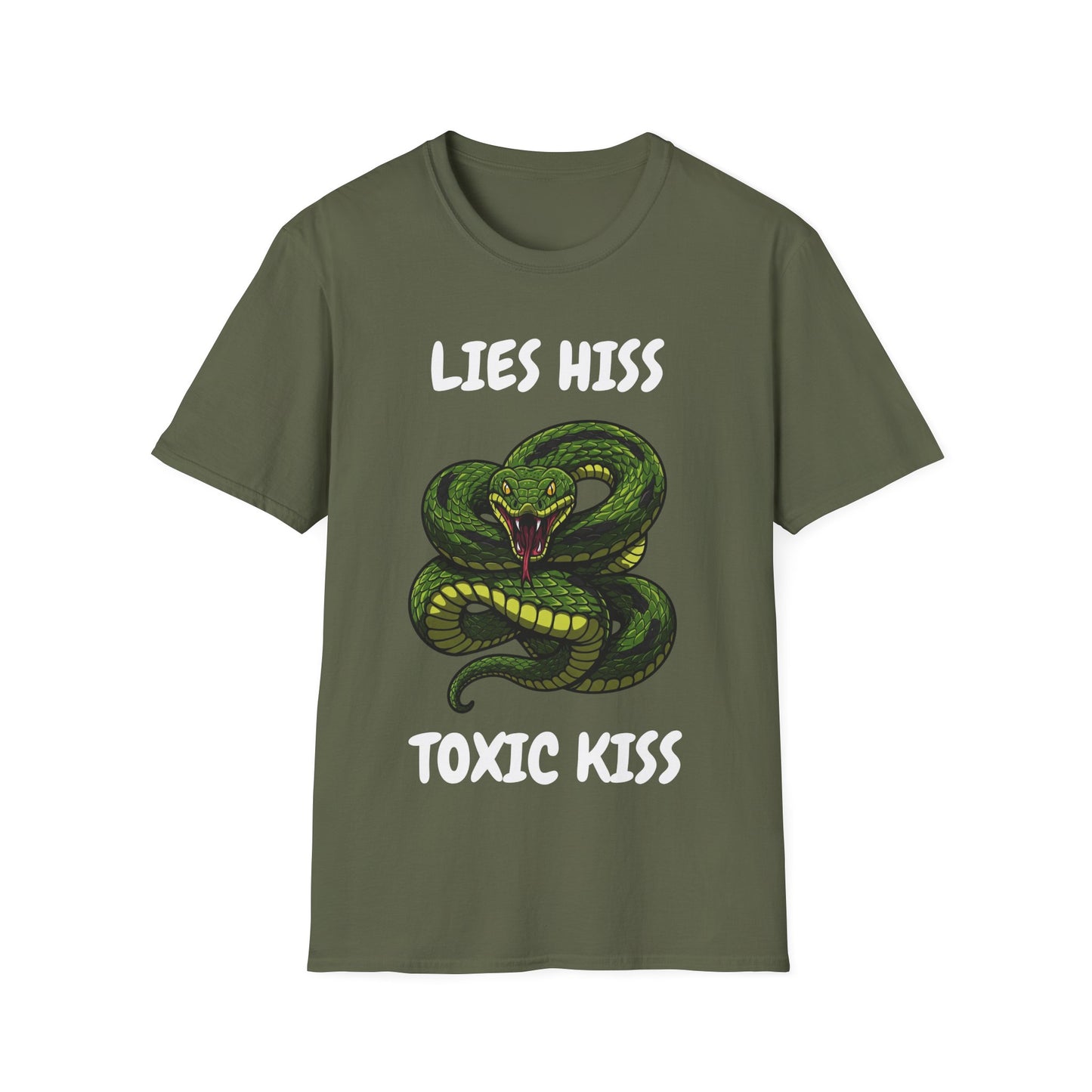 Camiseta unisex Lies Hiss Toxix Kiss