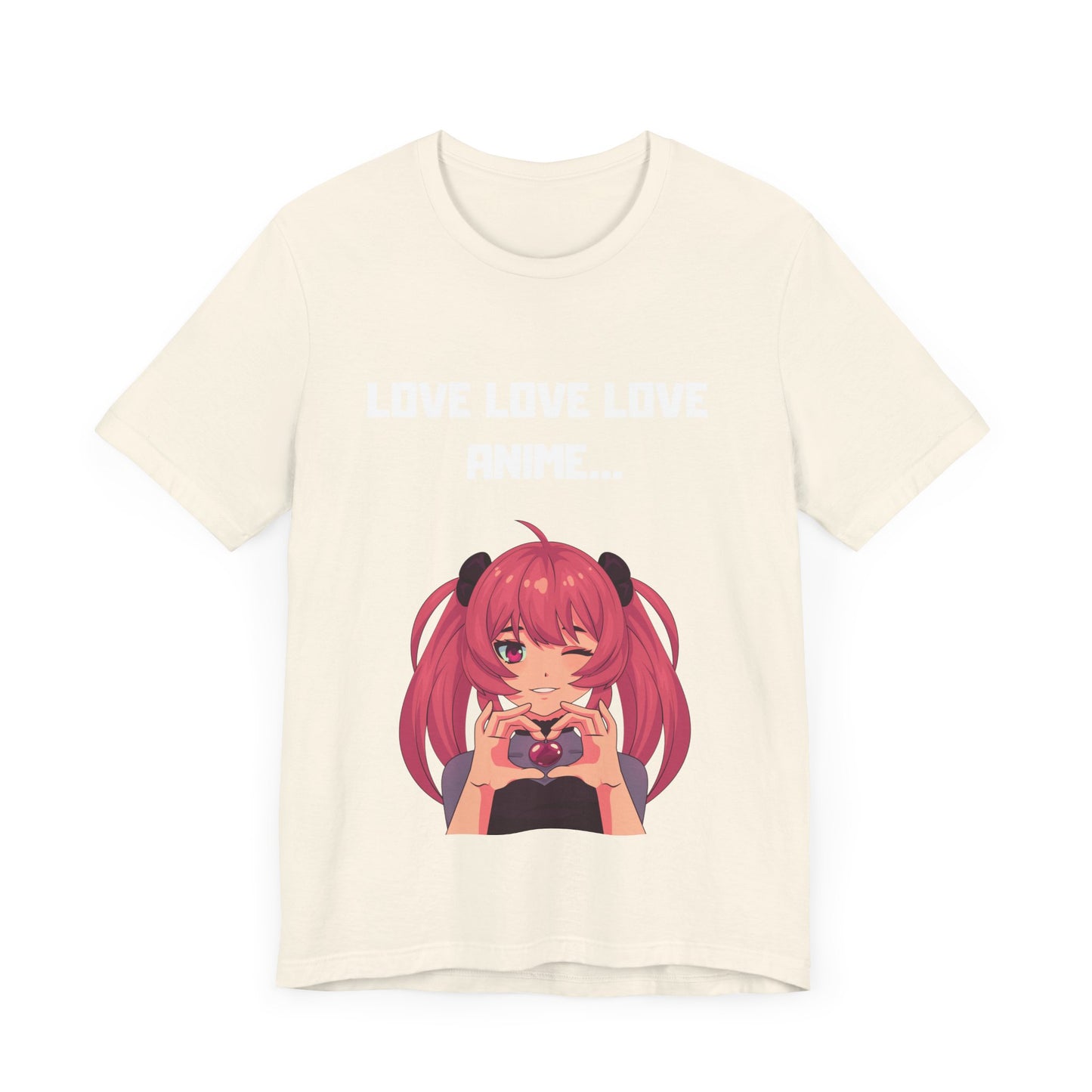 Camiseta unisex I Love Love Love Anime...- DragonStreet