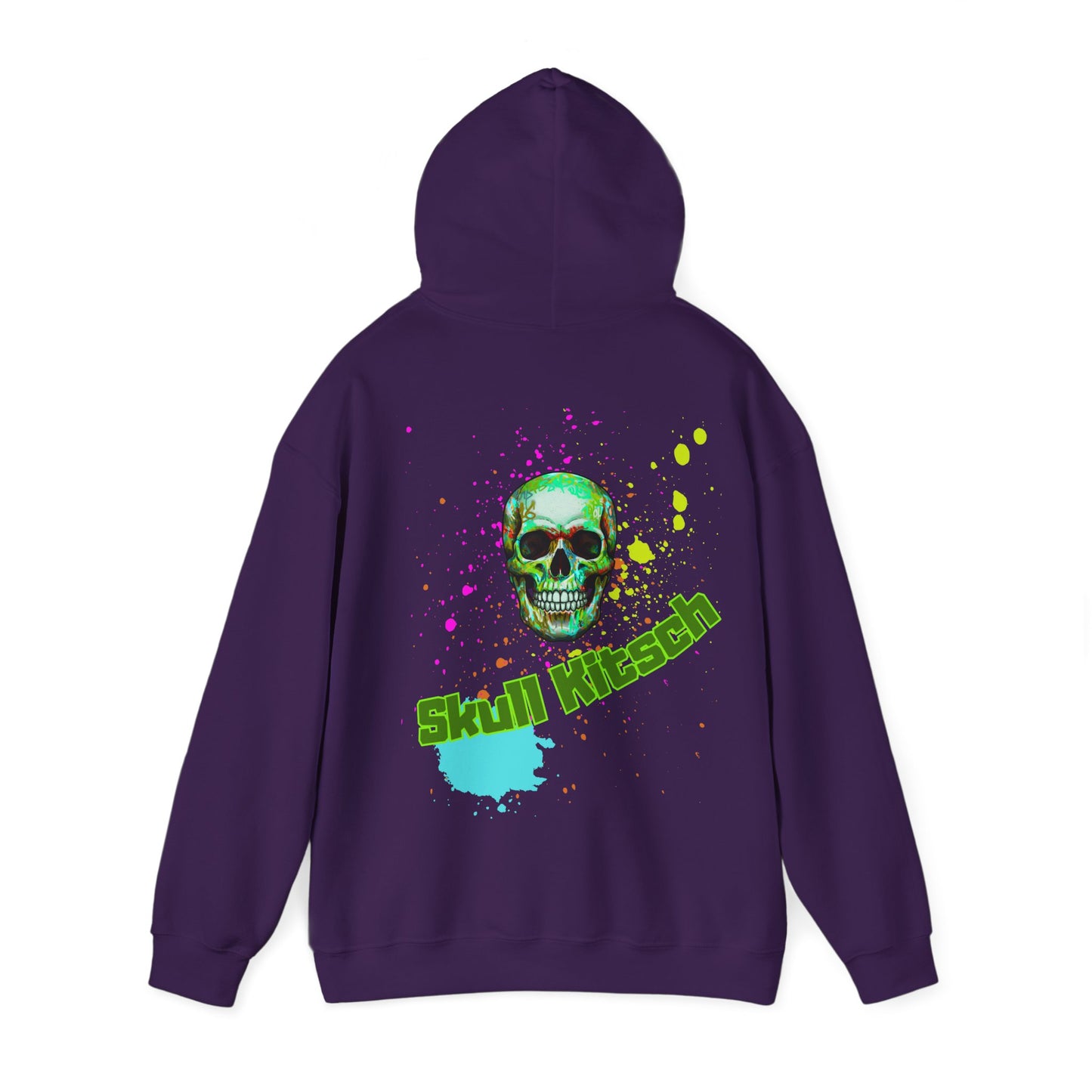 Sudadera con capucha unisex Skull Kitsch Summer Punk - VibesStreet