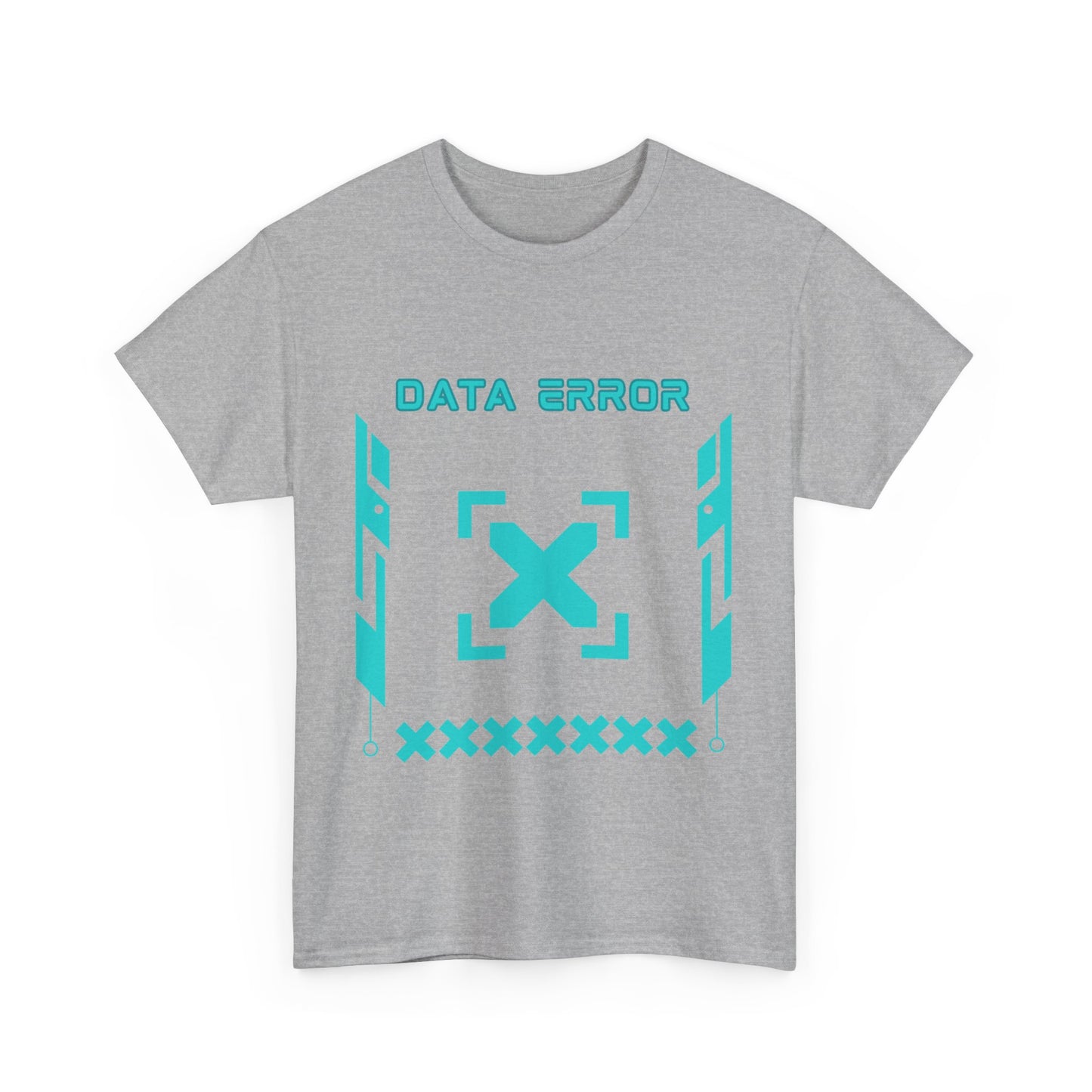 T-shirt Unisex Data Error Techwear Blue-TechSouls