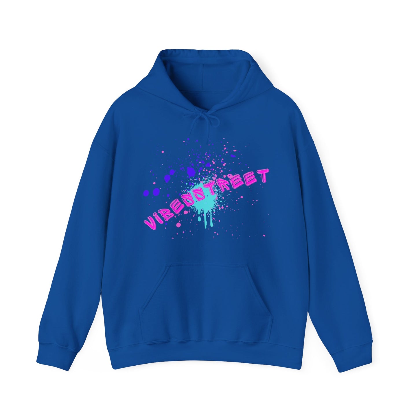 Sudadera con capucha unisex VibesStreet Spray Rosa-VibesStreet