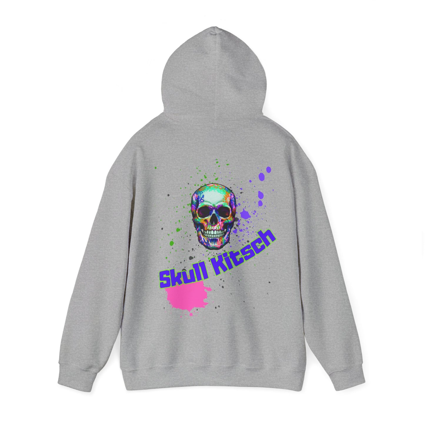Sudadera con capucha unisex Skull Kitsch Standard - VibesStreet