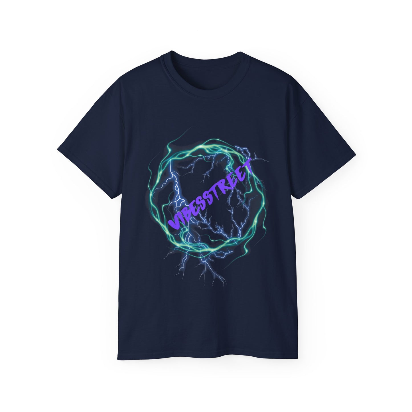 Camiseta Unisex VibesStreet Bolt Circle Editon-VibesStreet