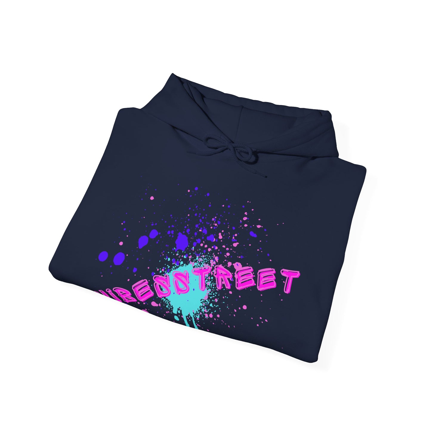 Sudadera con capucha unisex VibesStreet Spray Rosa-VibesStreet