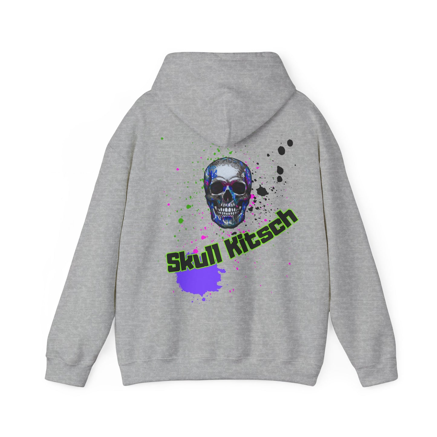 Sudadera con capucha unisex Skull Kitsch Dark-VibesStreet