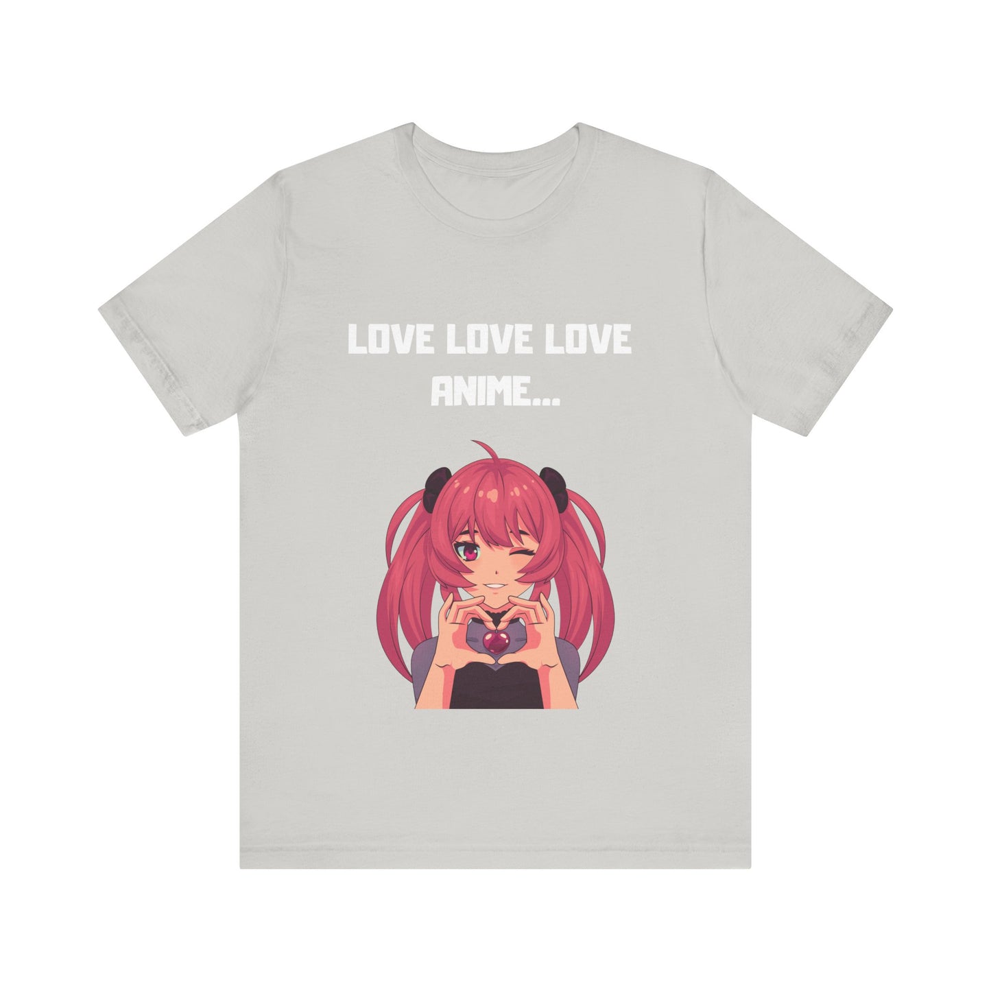 Camiseta unisex I Love Love Love Anime...- DragonStreet