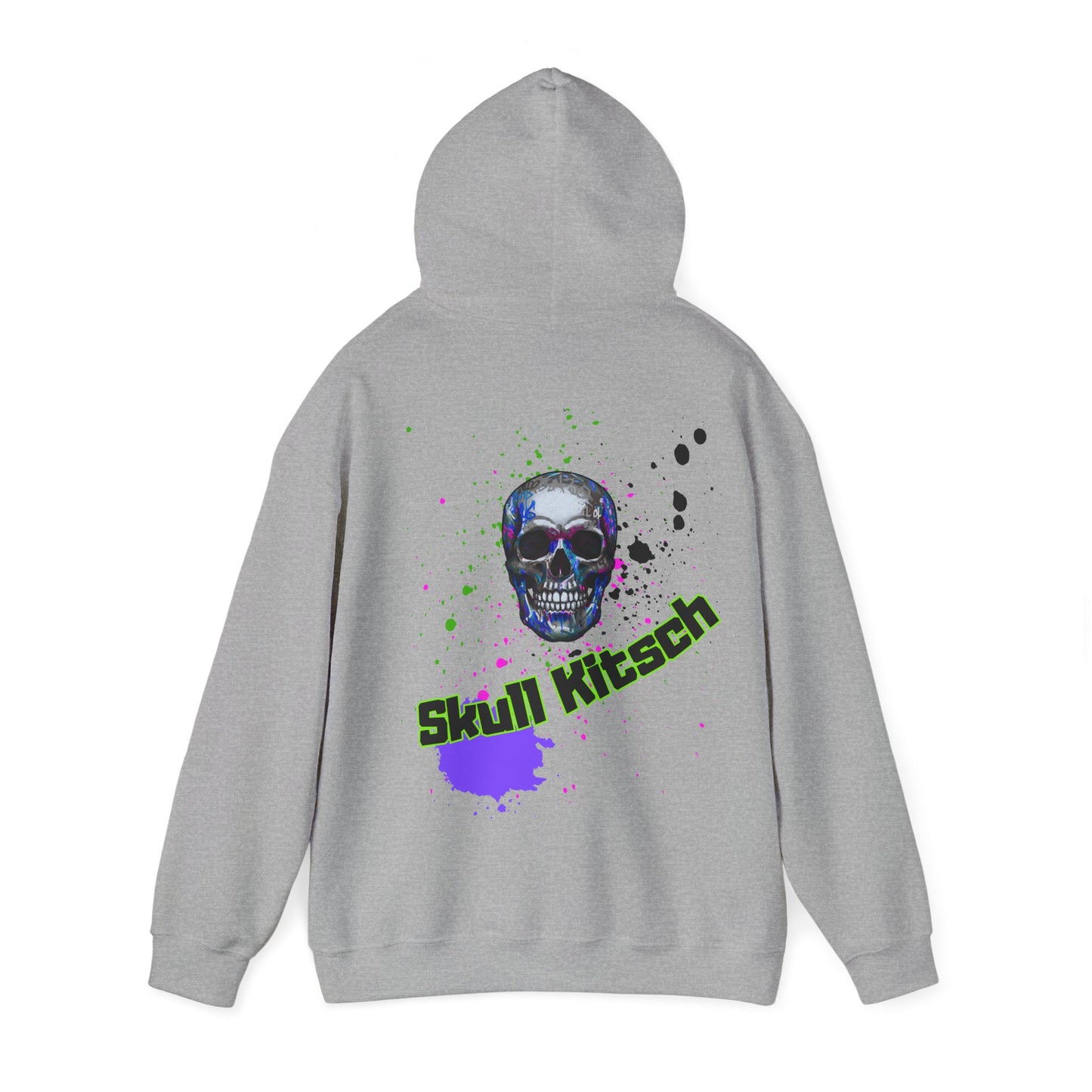 Sudadera con capucha unisex Skull Kitsch Dark-VibesStreet