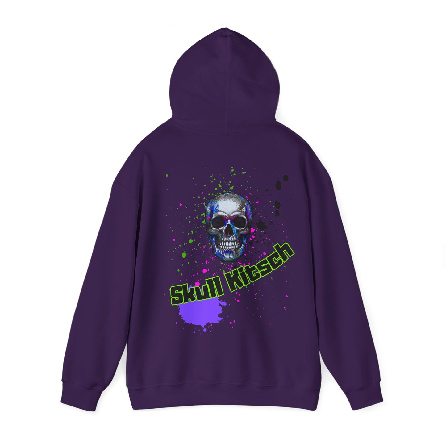 Sudadera con capucha unisex Skull Kitsch Dark-VibesStreet