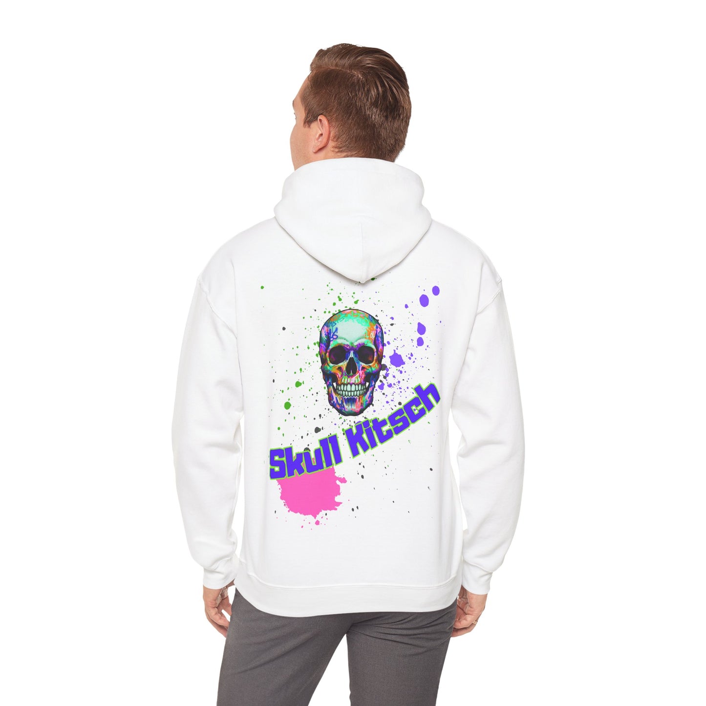 Sudadera con capucha unisex Skull Kitsch Standard - VibesStreet