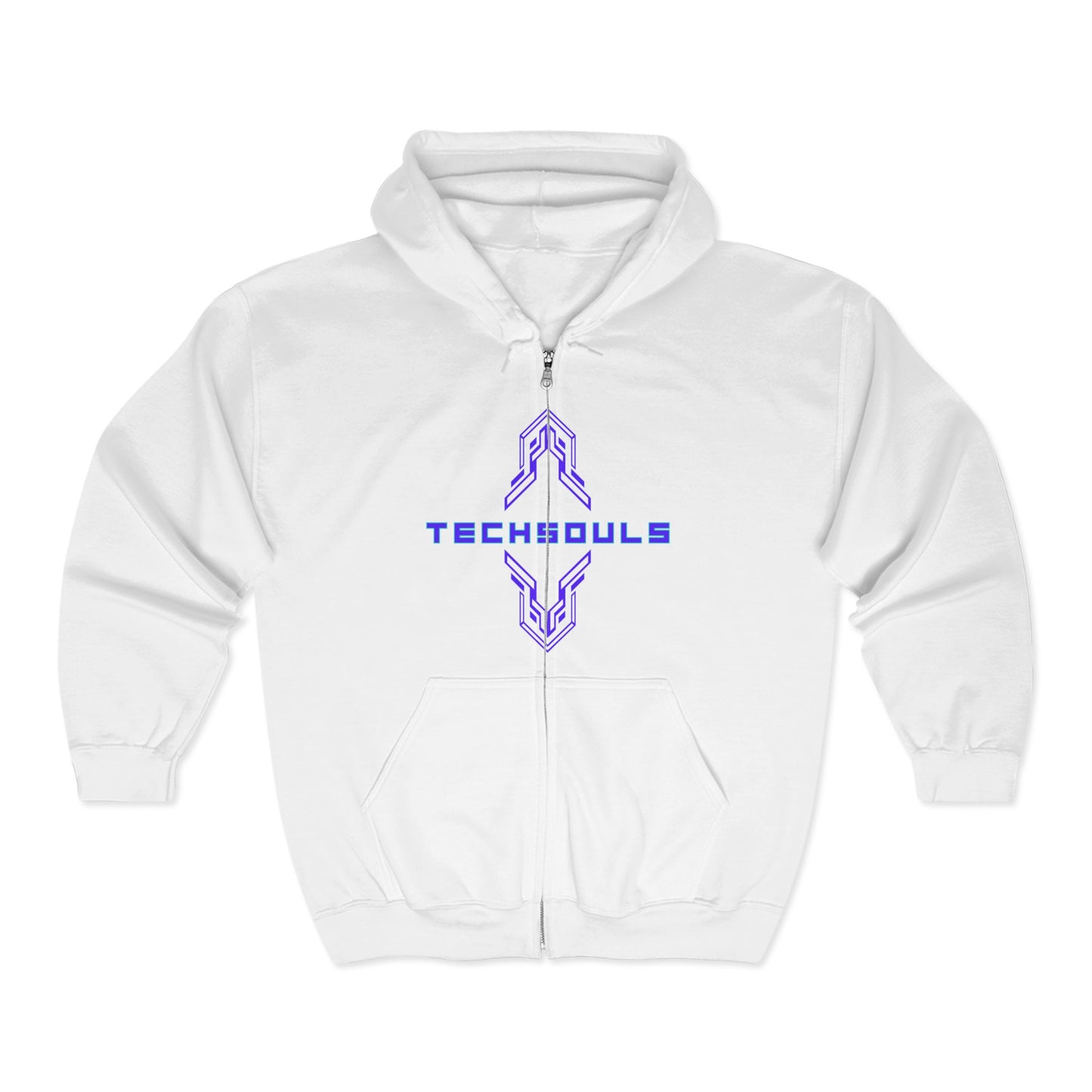 Bluza Unisex Hoodie Zip Plastic Skull-TechSouls