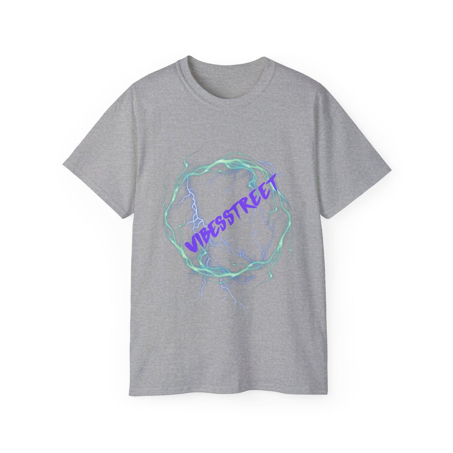 Camiseta Unisex VibesStreet Bolt Circle Editon-VibesStreet