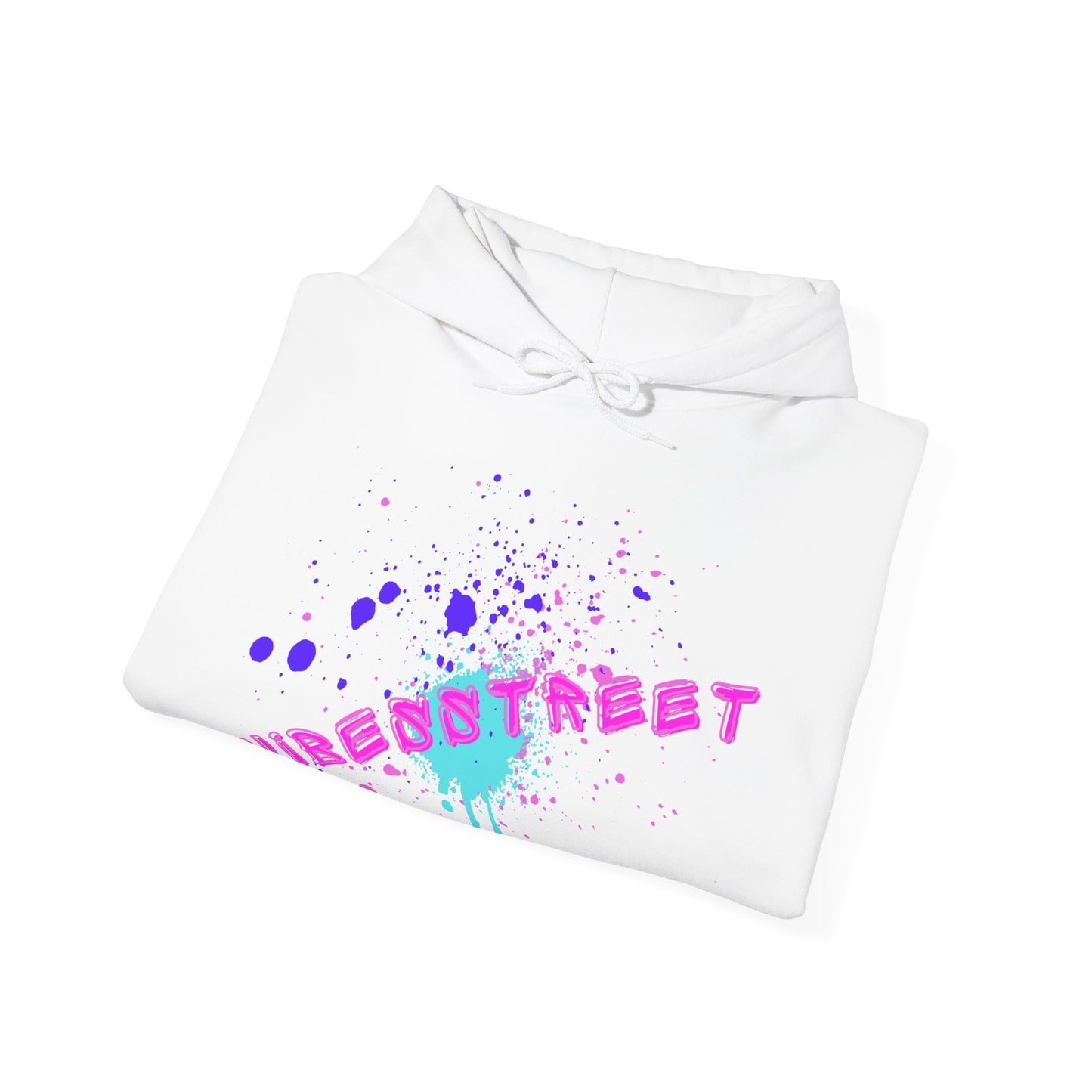Sudadera con capucha unisex VibesStreet Spray Rosa-VibesStreet