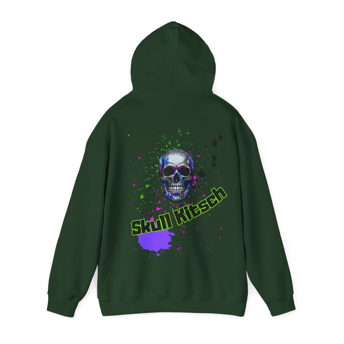 Sudadera con capucha unisex Skull Kitsch Dark-VibesStreet
