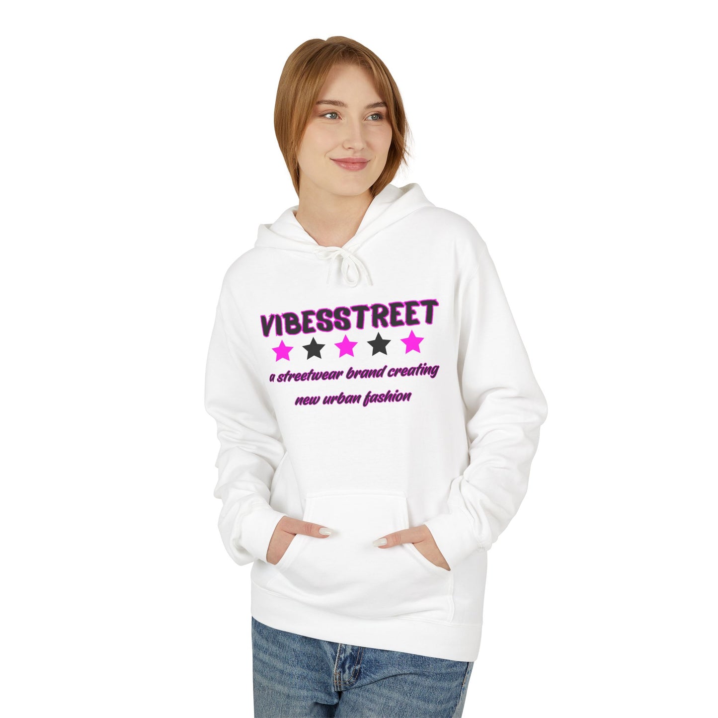 Bluza Unisex Hoodie Ultra Pink VibesStreet Brand-VibesStreet