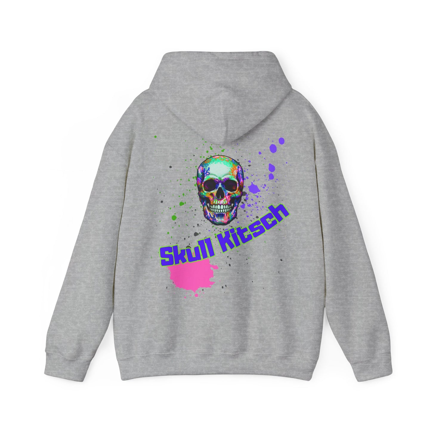 Sudadera con capucha unisex Skull Kitsch Standard - VibesStreet