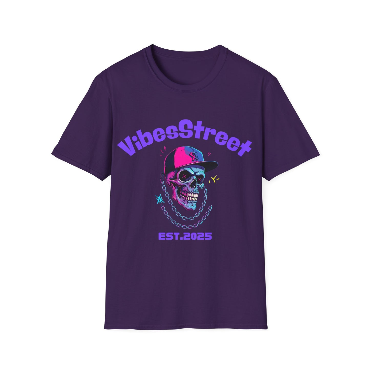 Camiseta unisex Hip-Skull Est.2025-VibesStreet