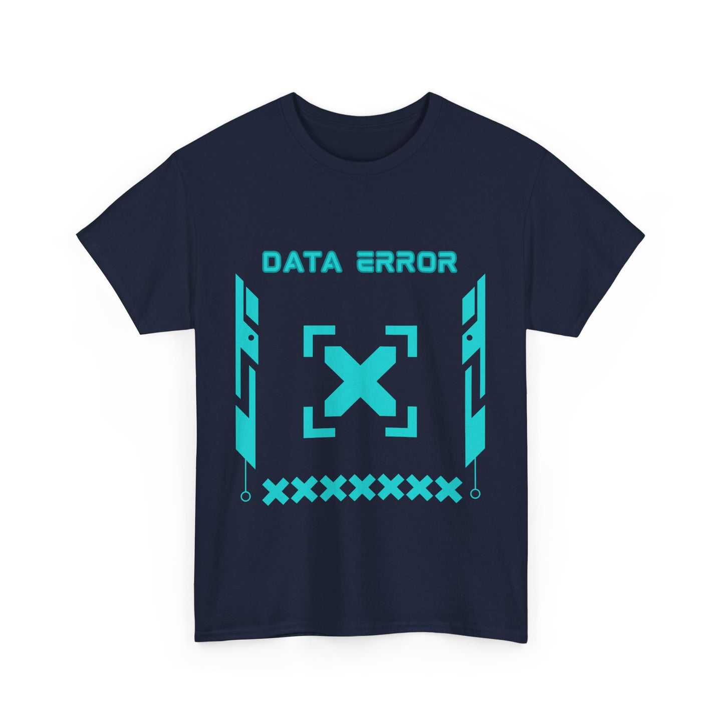 T-shirt Unisex Data Error Techwear Blue-TechSouls