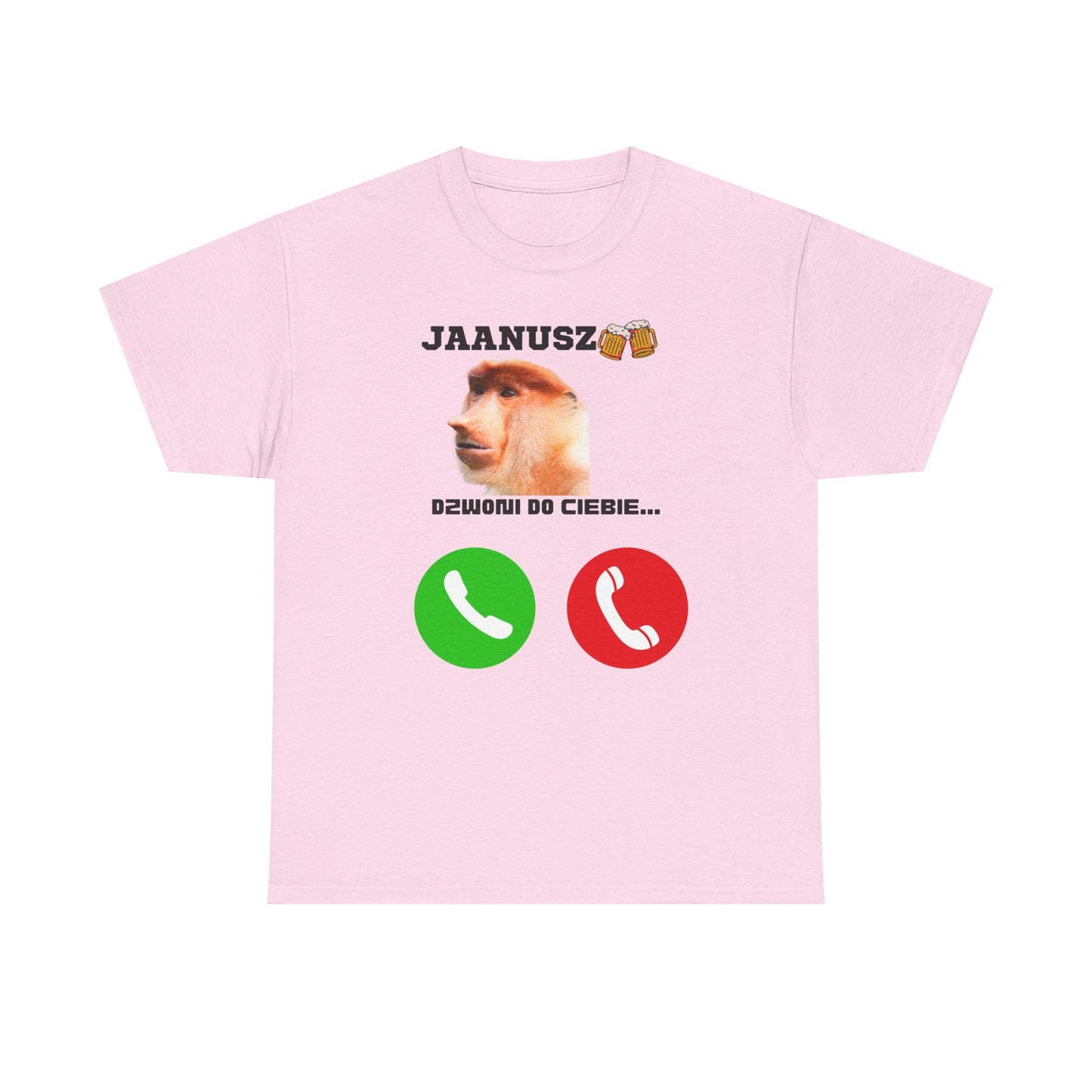Camiseta unisex JAANUSZ te está llamando...